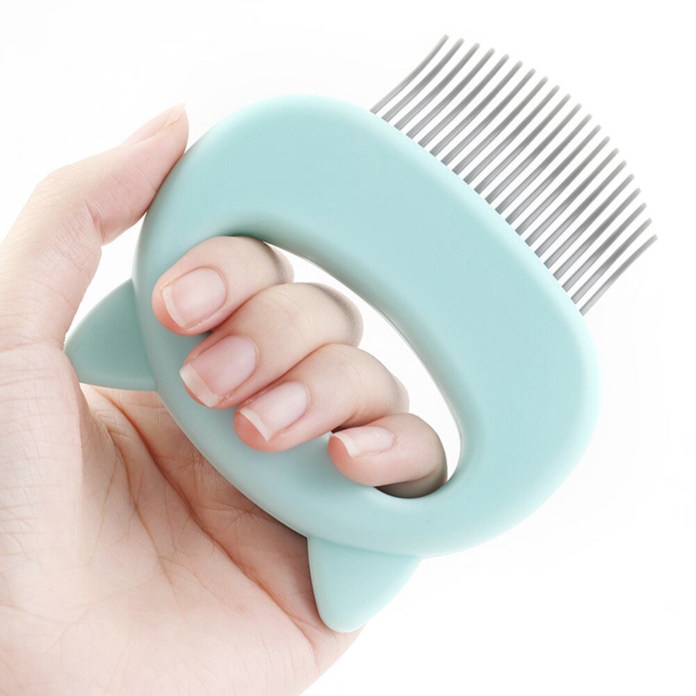 Grooming Hair Removal Shedding Cleaning Brushes Remove Loose Hairs Pet Supplies Cat Ear Shell Pet Massage Comb