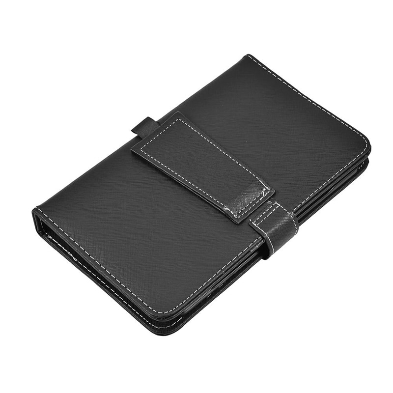 Wireless Bluetooth Keyboard Case Leather Stand Cover for IPhone Android Phones