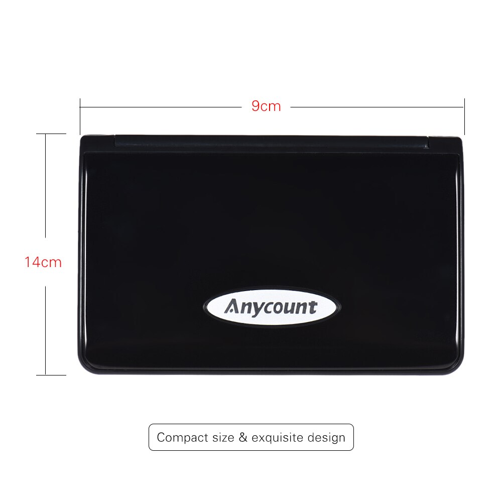 Folding Desktop Electronic Calculator 12 Digits 112 Steps Check &amp; Correct Battery &amp; Solar Dual Powered Larger Display