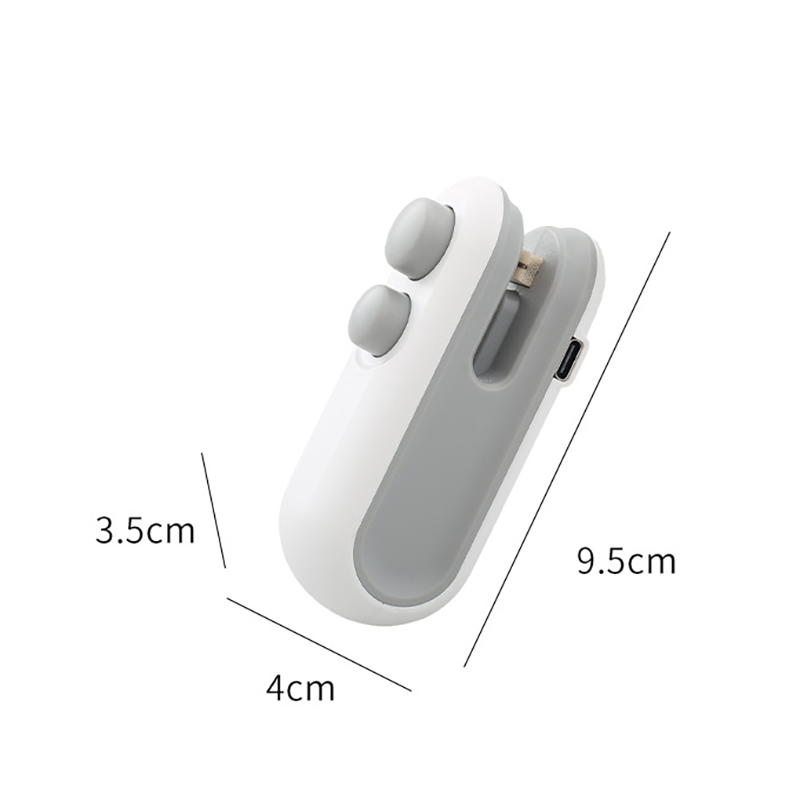 Mini scelleuse thermique Portable 2 en 1, pour collations, usage domestique, rechargeable, scelleuse sous vide, pour collations, sac en plastique
