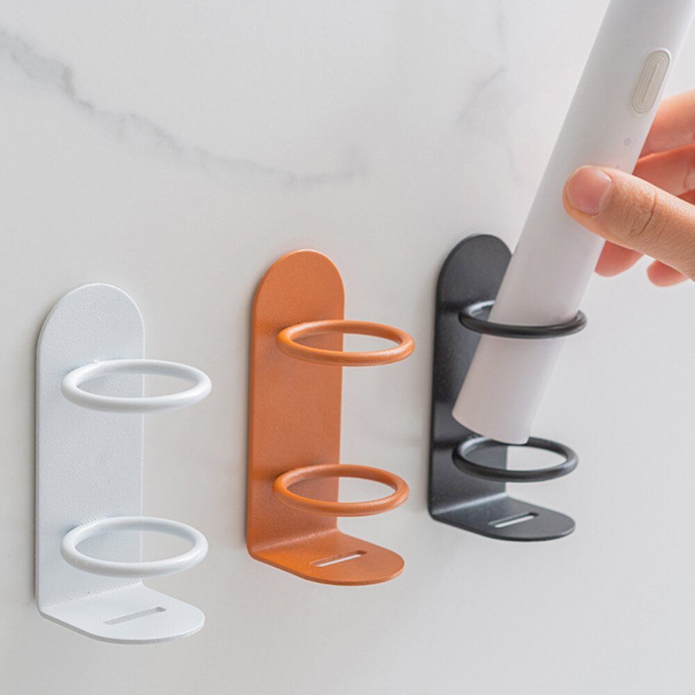 Soporte para cepillos de dientes sin huellas, organizador de cepillos de dientes eléctrico, soporte montado en la pared, ahorro de espacio, accesorios de baño, 1 ud.,