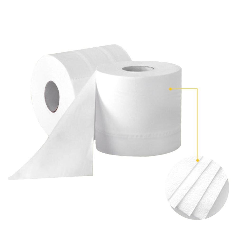12 Roll Houtpulp Toiletpapier Handdoek 5 Lagen Reliëf Food Grade Geen Core Tissue