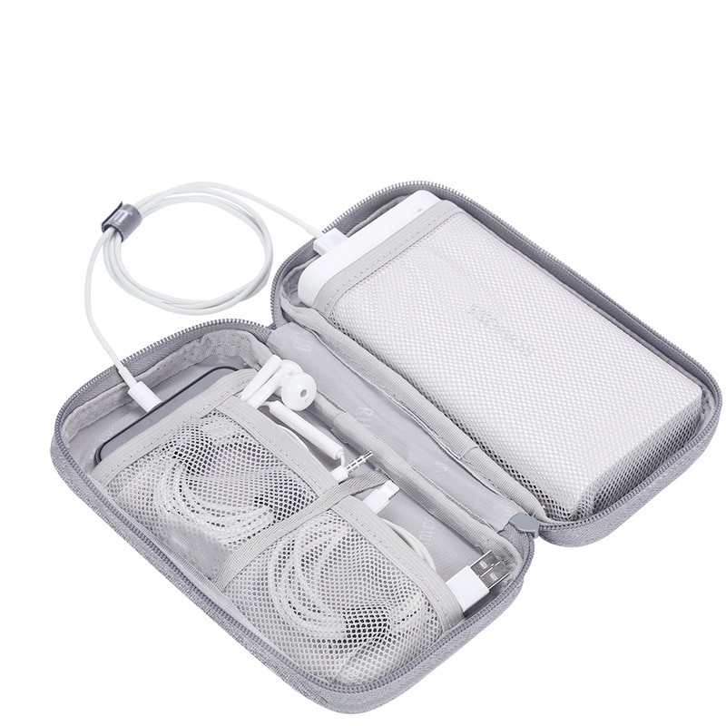 Voyage étanche accessoires électroniques sac de rangement écouteur batterie externe USB Gadget données câble organisateur accessoires pochette