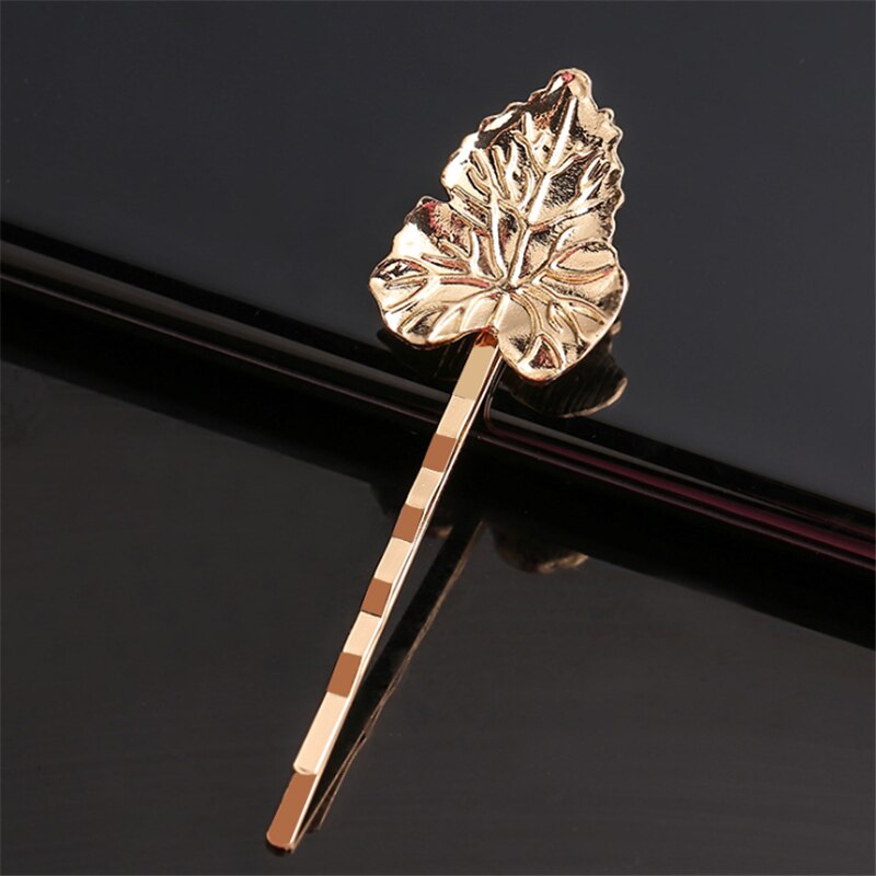 Pinzas para el cabello de Metal simples de Corea, alfileres para mujer, tocados, horquillas dulces, pasadores, accesorios para el cabello, , triangulación de envíos: Gris