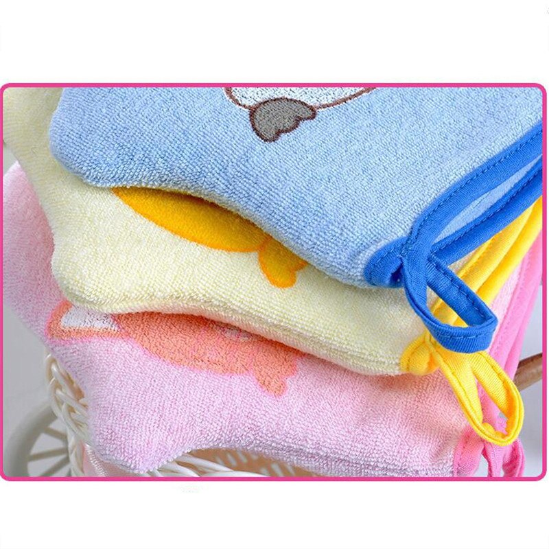 Baby Bath Sponge Cartoon Super Soft Cotton Brush Rubbing Towel Ball Bath Gloves Baby Bath Brushes