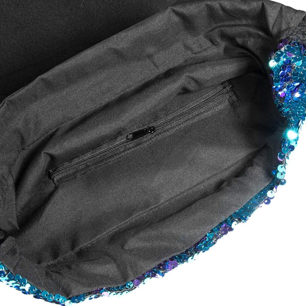 Omkeerbare Lovertjes Koord Rugzak Met Hoofdband Glitter Rugzak Met Mermaid Hoofdband School Gym Tasje Rugzak