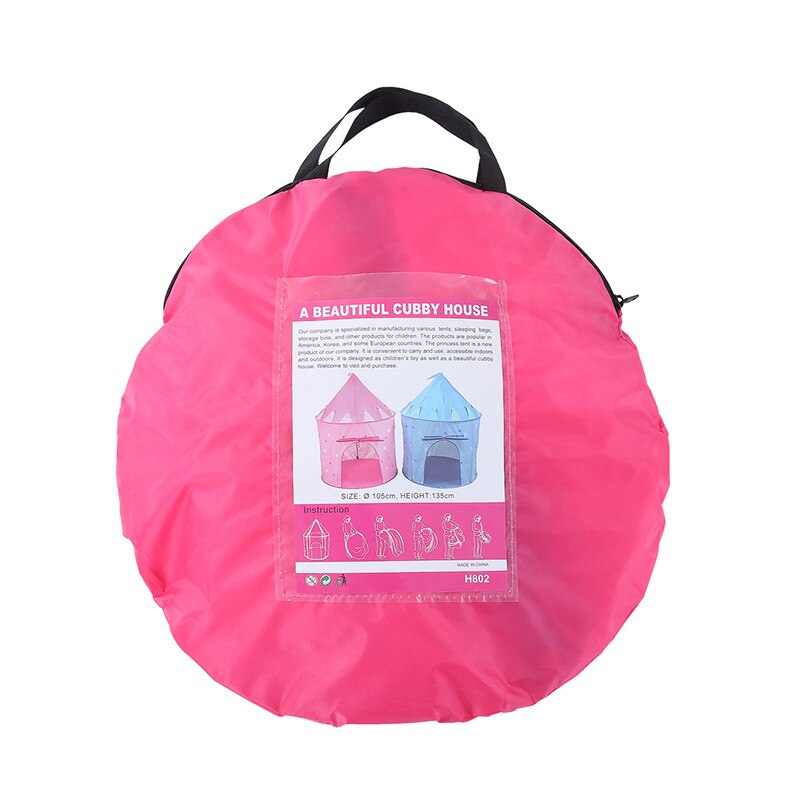 Play Tent Portable Foldable Ball Pool Pit Princess Castle Play House Indoor Outdoor Toys For Kids Children Girl