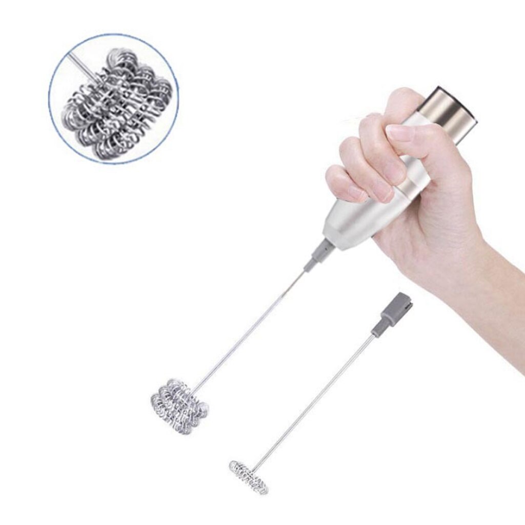 Handheld Electric Milk Coffee Mixer Battery Operated Egg Beater Blender
