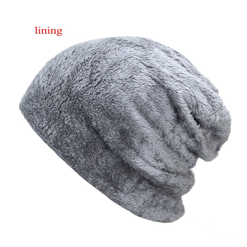 Cappello invernale da uomo 2020 cappelli neri lavorati a maglia moda cappello autunno spesso e caldo e berretto Skullies berretto berretti a maglia morbidi cotone