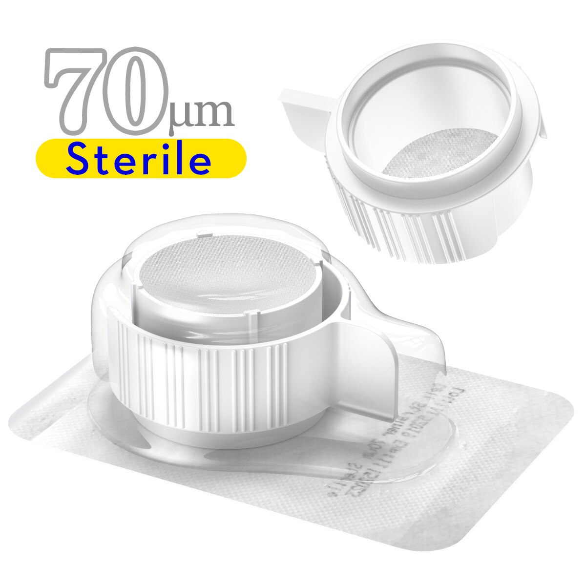 Sterile Cell Strainer, 40/70/100µm, Individually Wrapped, By Ks-Tek: 70um 1pcs