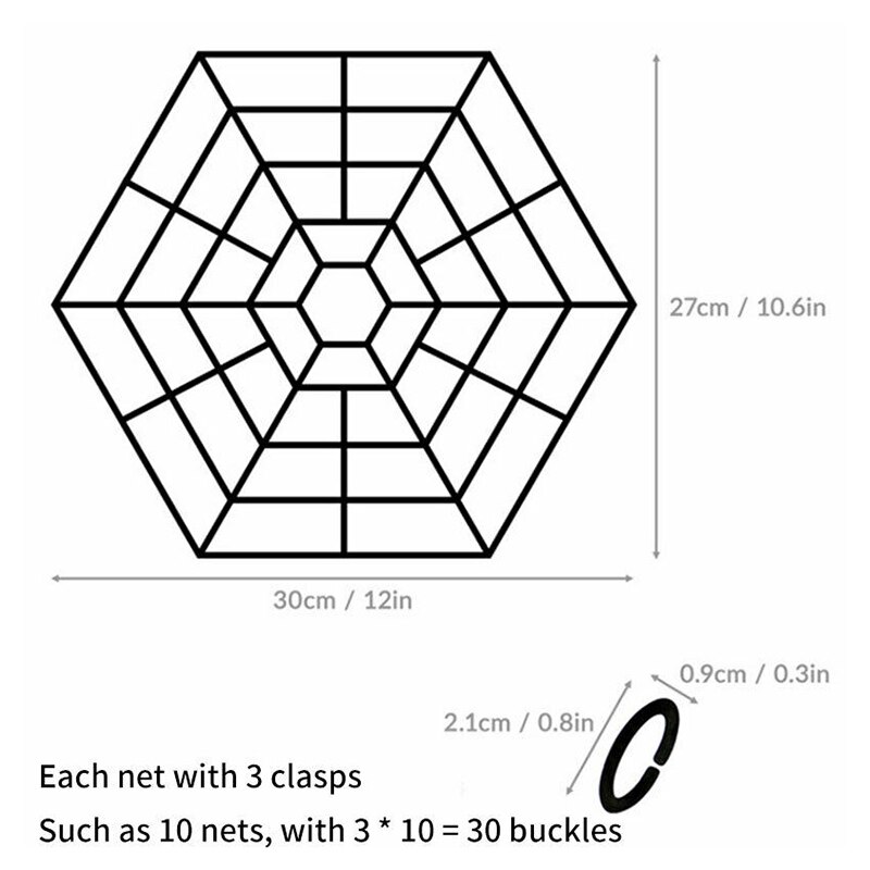 10pcs Pond Protectors Lightweight Plastic Floating Pond Guard Fish Protector Mesh Pond Guard