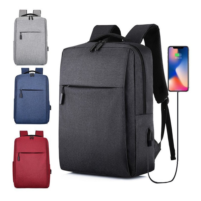 QQD16 zoll Männer USB Smart Rucksack für Teenager Schule Tasche Rucksack Anti Theft Männer Laptop Reise Daypacks Männlichen Rucksack Mochila