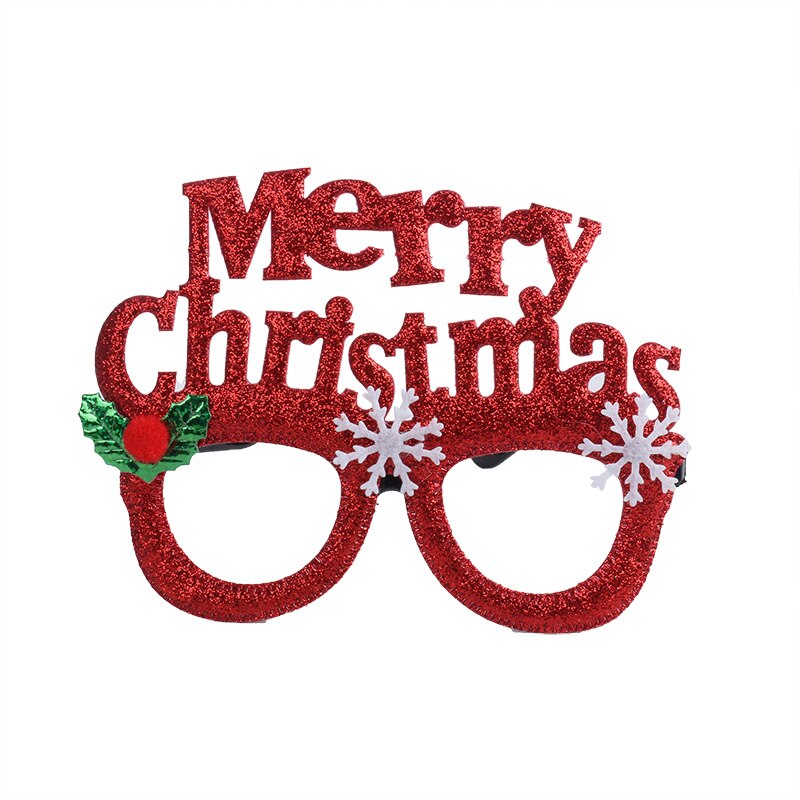 Nowy rok 2021 numer okulary ramka na zdjęcie rekwizyty do fotobudki Navidad ozdoby świąteczne szczęśliwe przyjęcie noworoczne fantazyjne okulary dla dzieci prezent: style E