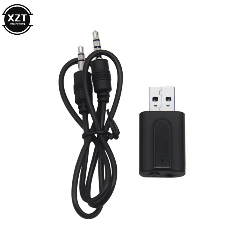 2in1 Bluetooth 5.0 Stereo Audio Receiver Transmitter Mini Bluetooth AUX RCA USB 3.5mm Jack For TV PC A2 Car Kit Wireless Adapter