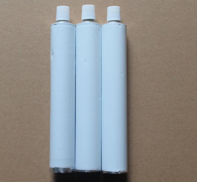 100 unids/lote tubos de pasta de dientes vacíos de aluminio con tapa de aguja sin sellar 10ml 20ml 50ml 60ml 100ml