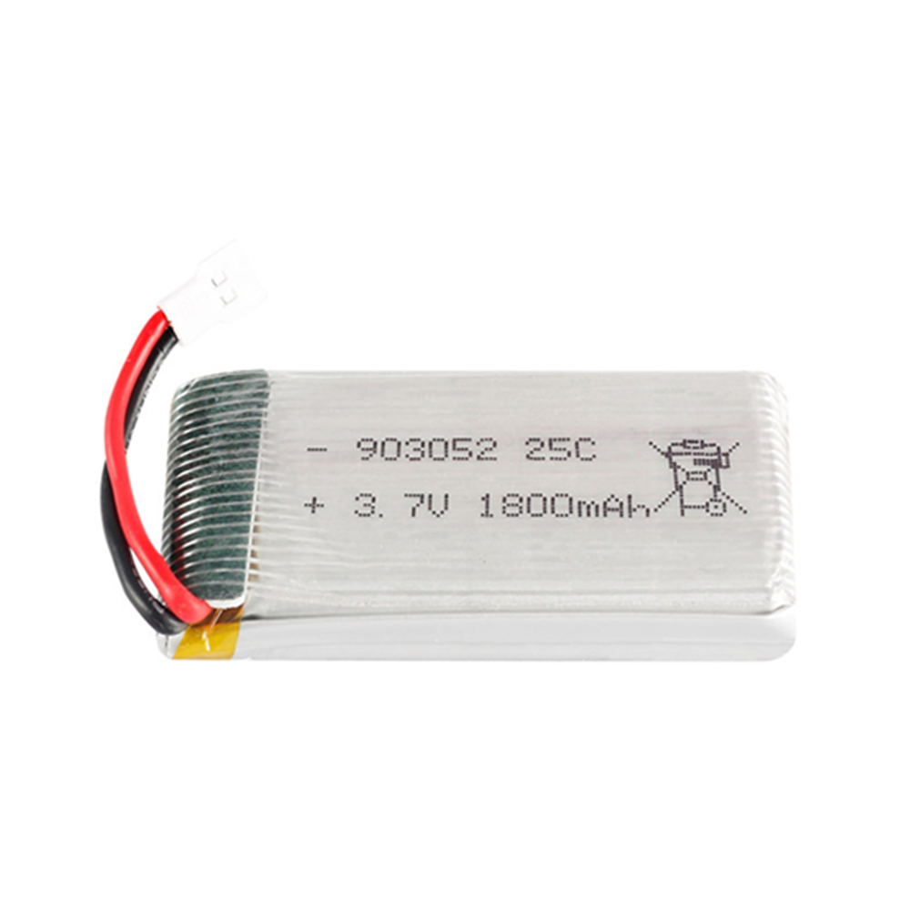 3,7 v 1800mAh lipo batería para KY601S SYMA X5 X5S X5C X5SC X5SH X5SW X5HW X5UW M18 H5P HQ898 H11D H11C helicóptero de la batería: Blanco