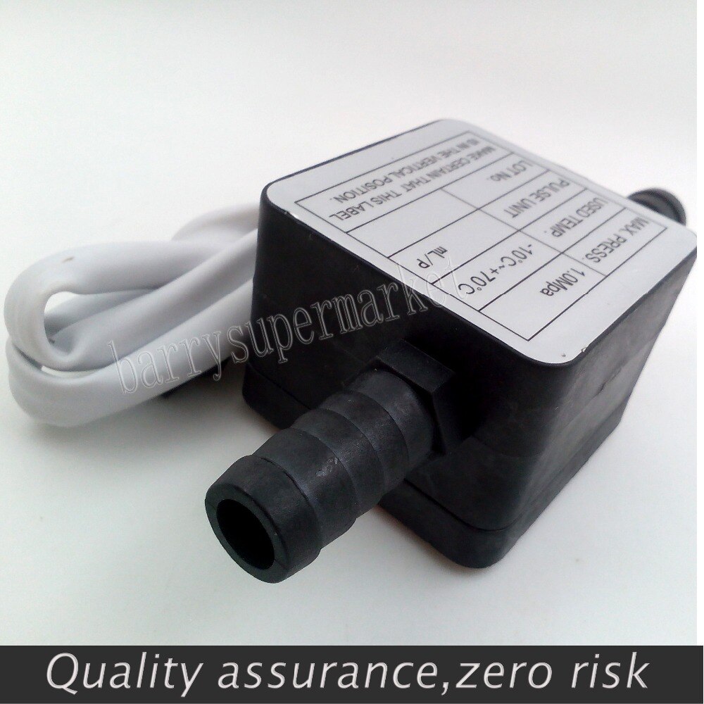 Flow meter fuel gauge flowmeter caudalimetro counter flow indicator sensor milk honey detergent Hall flowmeter G1/2 0-10LPM