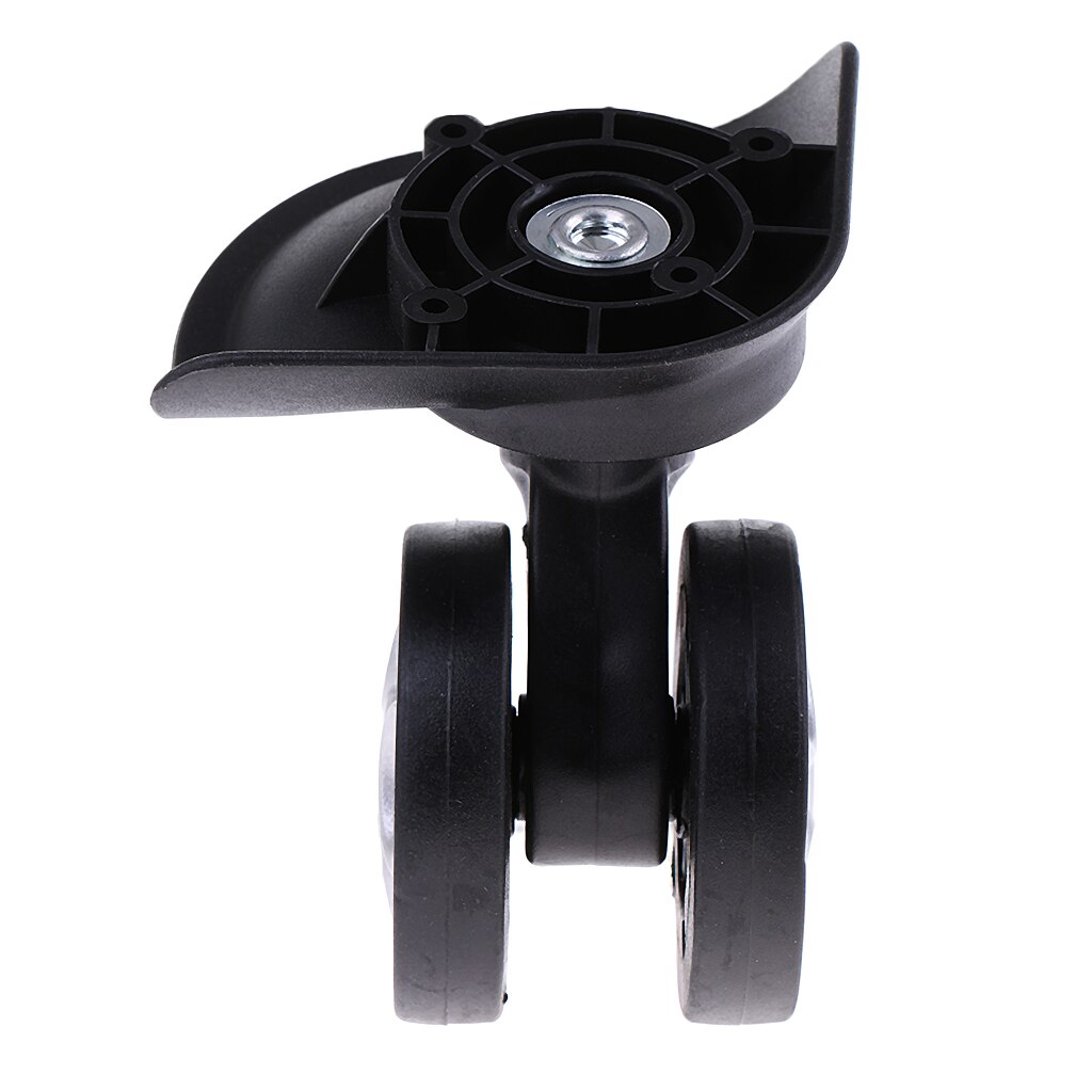 Lot De Roulettes Pivotantes Universelles Pour Valise – Noires, Hauteur 7,4cm