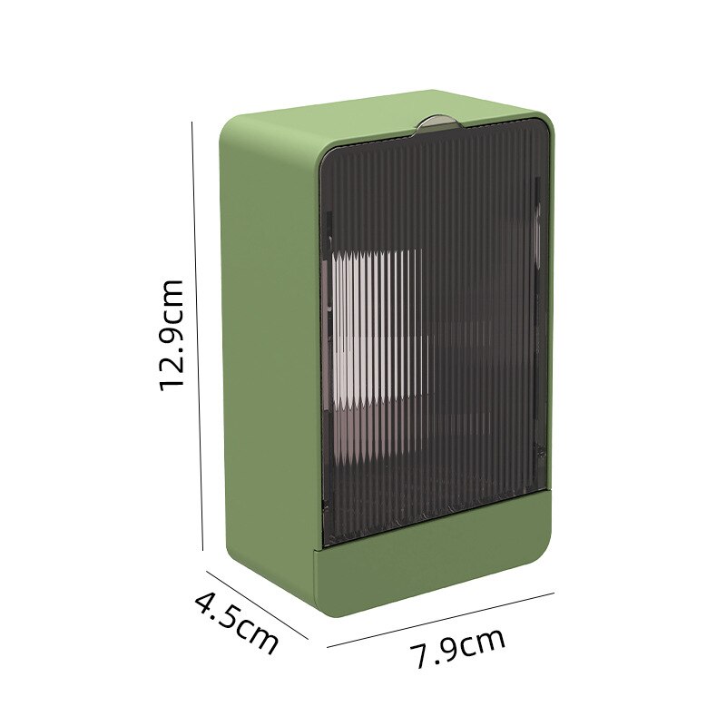Boîte à savon murale créative avec couvercle, égouttoir à Double grille, porte-savon de salle de bain, accessoires de salle de bain à domicile