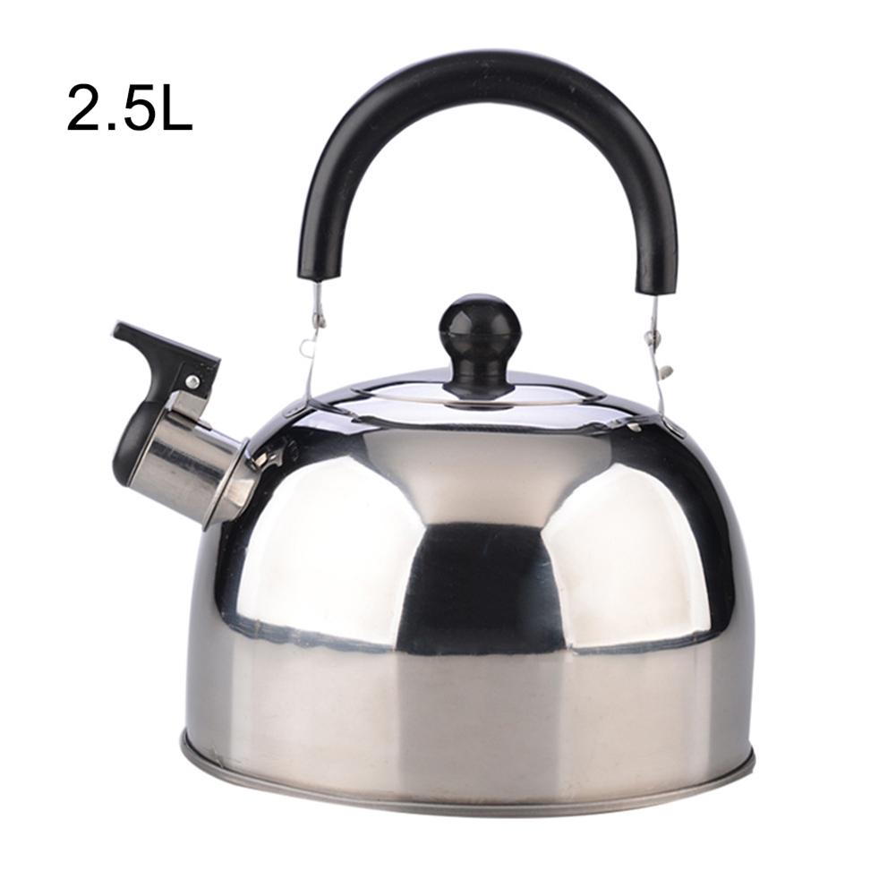 2.5L Whistling Rvs Waterkokers Thee Fles Waterkoker Voor Gas Water Koffie Warmte Pot Drinkware Waterkokers Keuken Gereedschap Wat