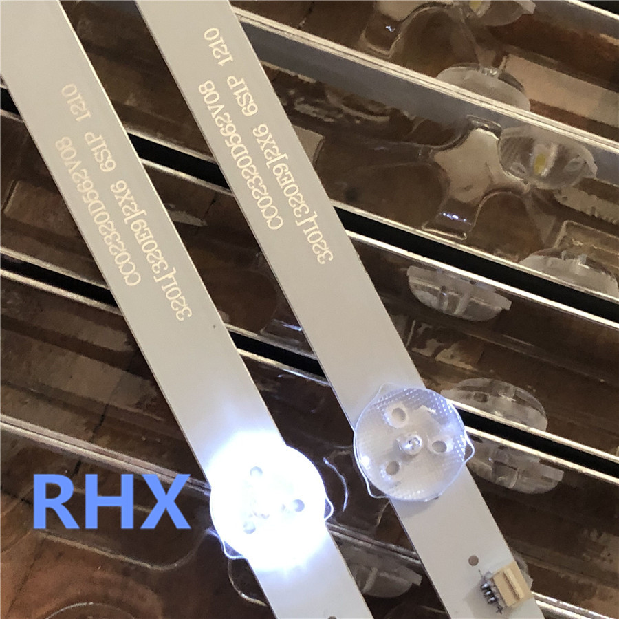 4 teile/los für led-hintergrundbeleuchtung  cc02320 d 562 v 04 für 32 zoll streifen le -8822a sj.hl .d3200601-2835bs-f 6v 6 lampe 56cm