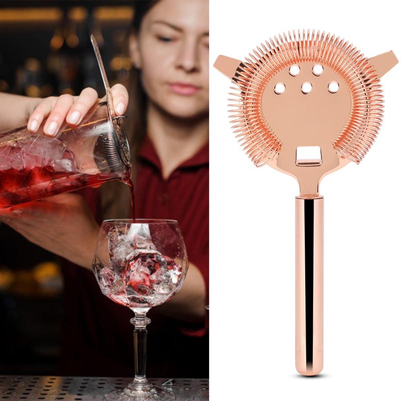 Filtro de acero inoxidable para cócteles, agitar bebidas, hielo, filtro mezclado para Bar Club Party