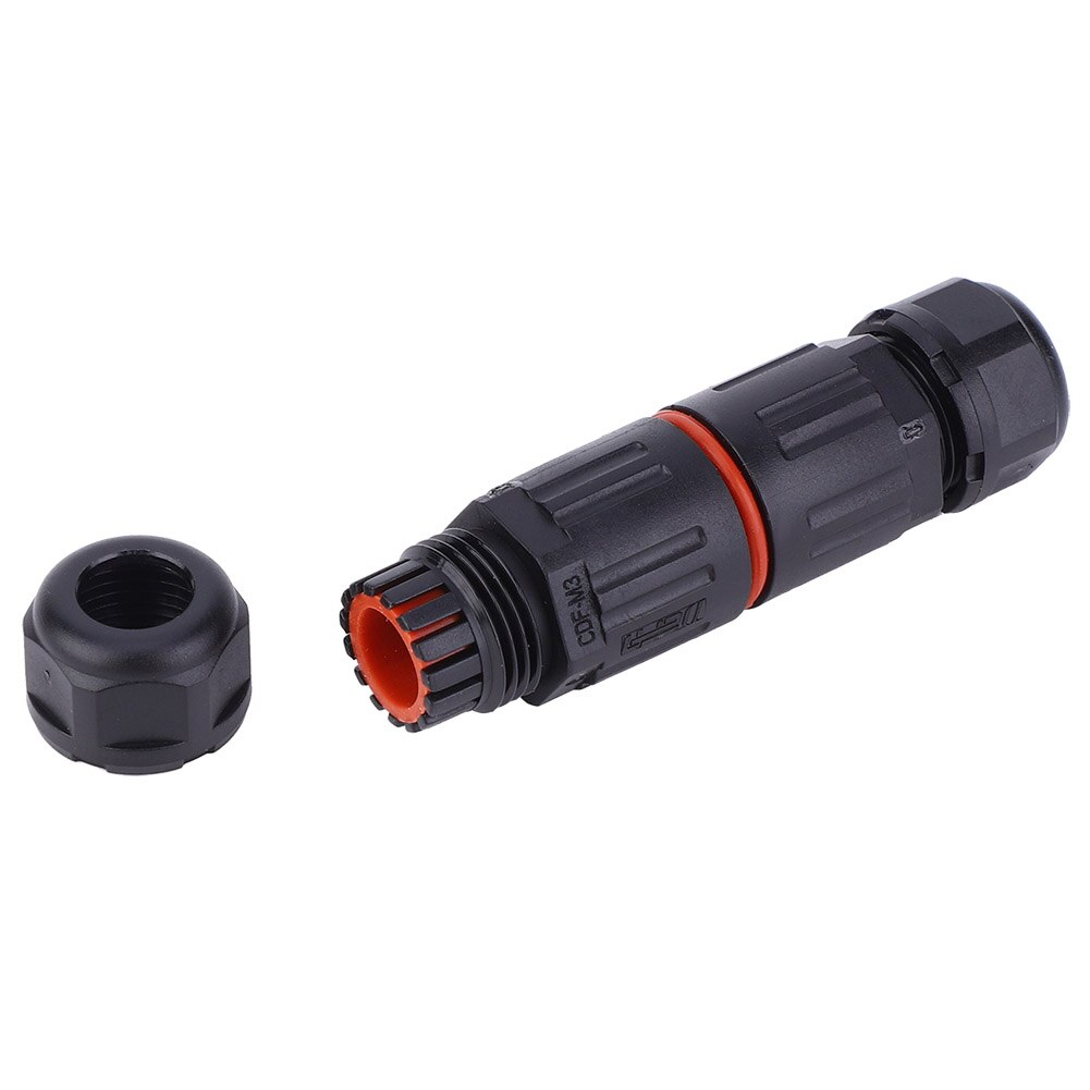 10pcs IP68 Waterproof Electrical Wire Cable 3Pin Connector Outdoor Plug Socket Copper Connector Electrical Equipment Supplies
