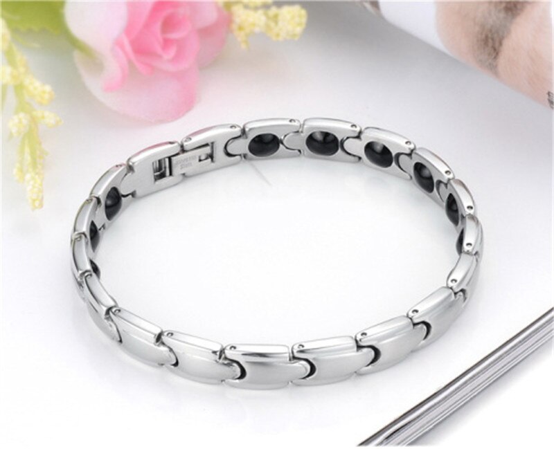 Top Mannen & Vrouwen Sieraden Gezondheidszorg Magnetische Rvs Anti Vermoeidheid Liefhebbers Armbanden En Armbanden Beste