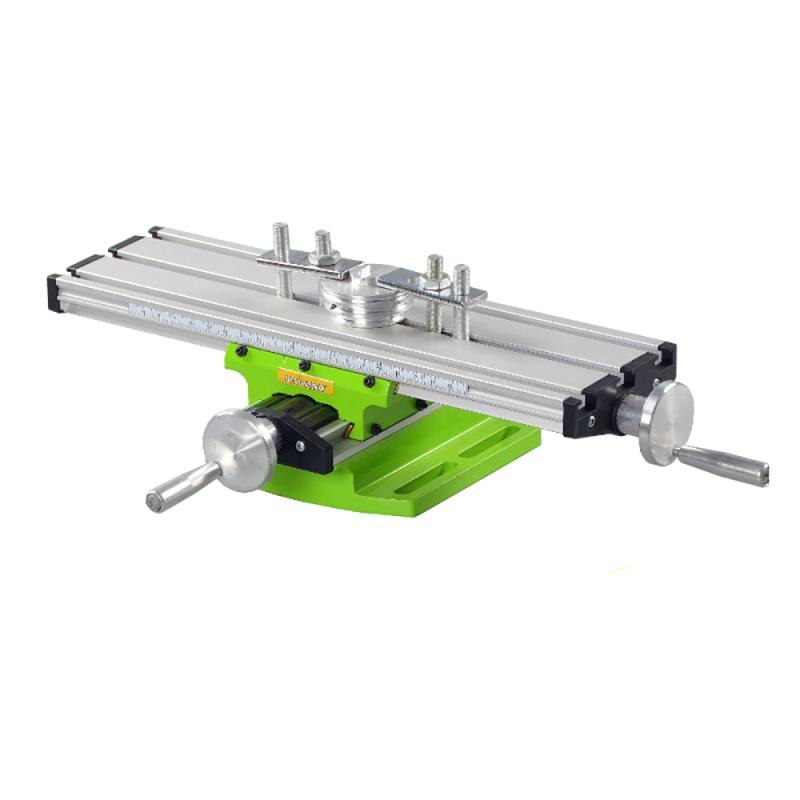 Multifunction Mini Precision Milling Machine Bench Drill Vise Worktable X Y-Axis Adjustment Coordinate Table for Drill Bracket