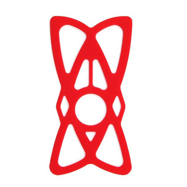 Motorfiets Fiets Telefoon Houder Elastische Siliconen X Web Grip Telefoon Mount Band Elastische Rubber Fietsen Navigatie Telefoon Vaste Band: WHITE