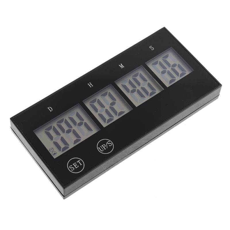 Upgraded Office Clock Digital Countdown Timer Days Clock for Touch LCD Large