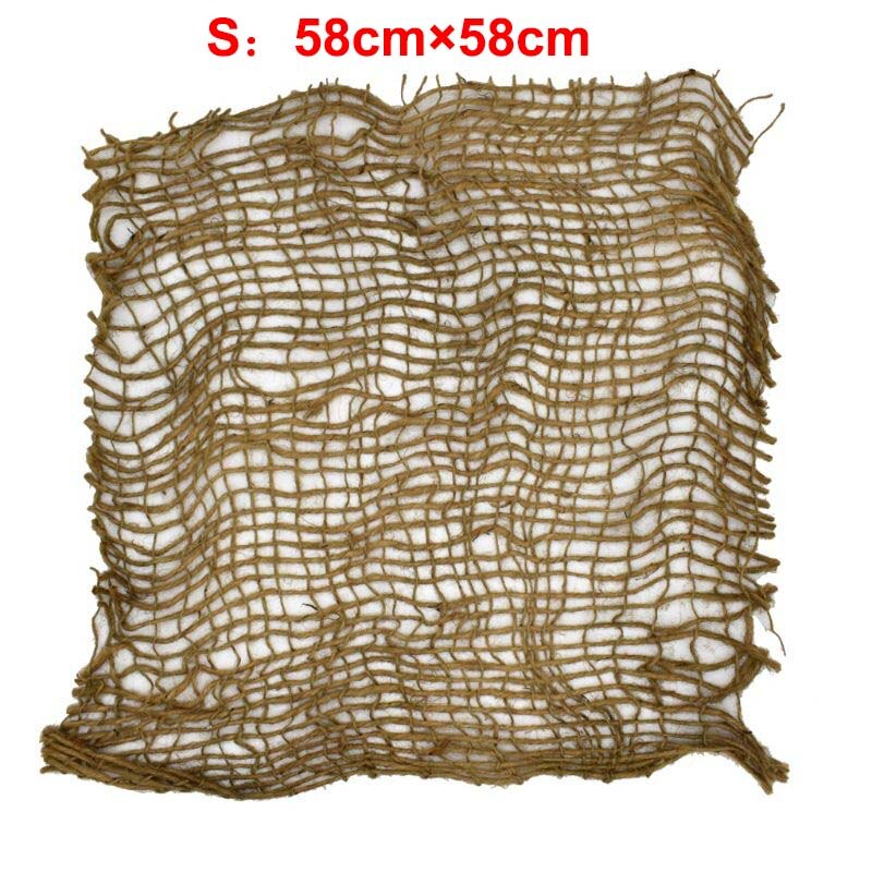 Newborn Handcraft Jute Backdrop Blanket Baby Photography Prop Chunky Burlap Layer Net Studio Props: A-S