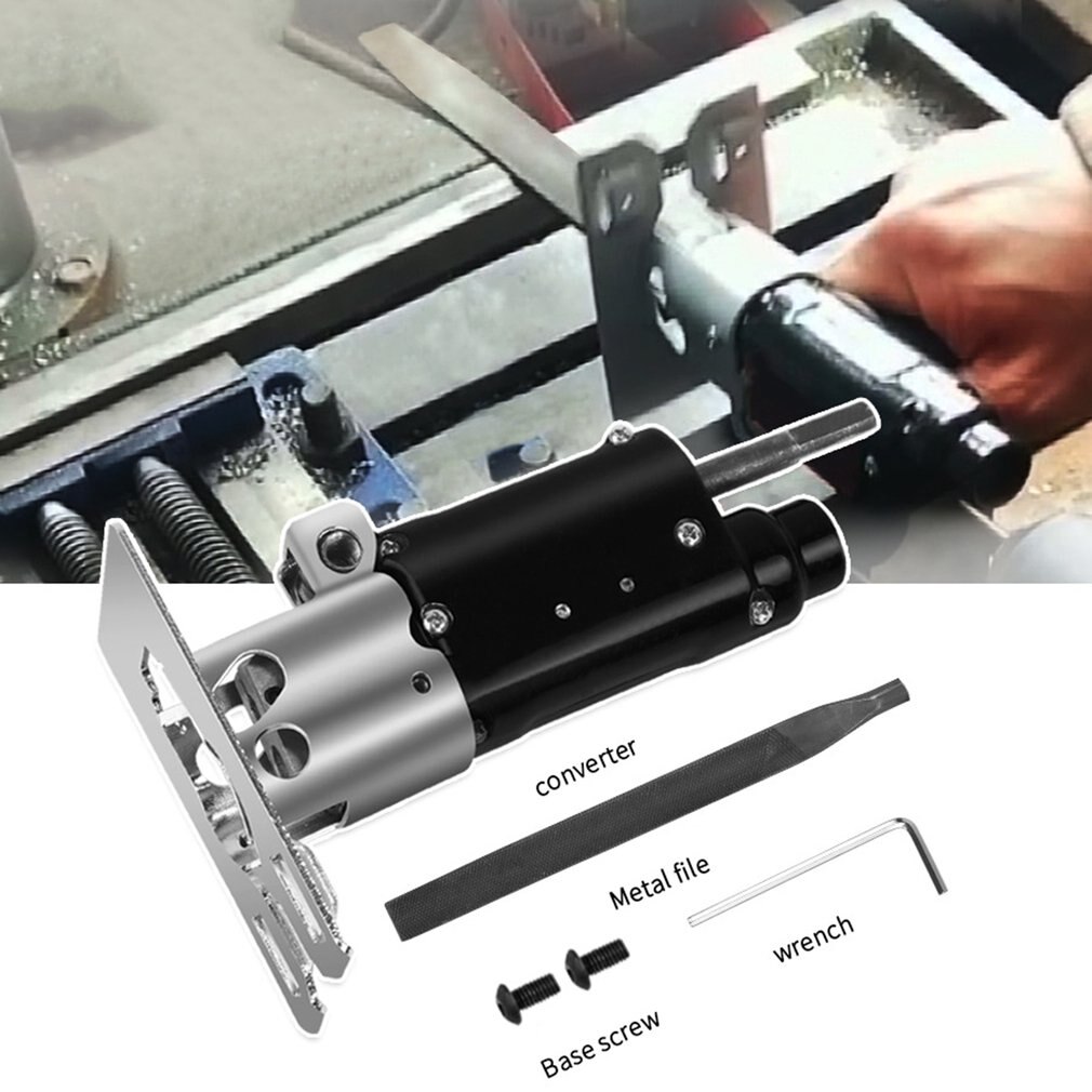 Reciprocating Saw Attachment Change Electric Drill Into Reciprocating Saw Jig Saw Metal File For Wood Metal Cutting