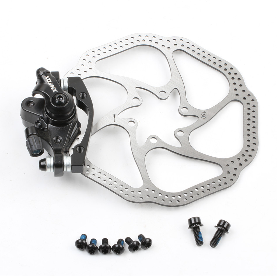 Aluminum Alloy Bicycle Rear Disc Brake Black Mountain Road MTB Bike Mechanical Caliper Disc Brakes Cycling Accessories Bicicleta