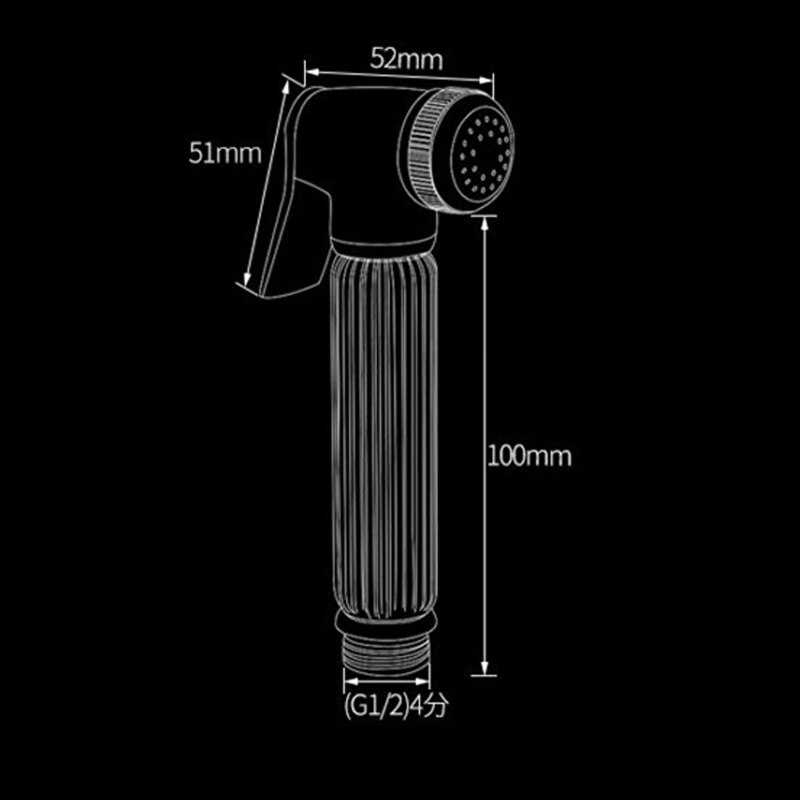 Antikk messing håndholdt bidet spray dusjsett kobber bidet sprøyte lanos toalett bidet kran toalett  kd1375