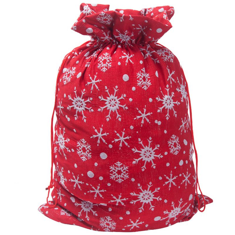 Sacchetto del Regalo di natale Gigante Fiocco di Neve Creativo Sacco di Babbo Natale Babbo Natale Modello Regalo Borsa con Coulisse Rifornimenti Del Partito Di Natale: Default Title
