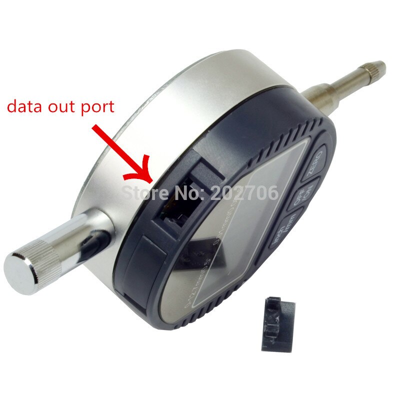 Digital Dial Indicator 0-12.7Mm/0.5'' 0-25.4Mm 0.01Mm with Mini Magnetic Base Holder Gauge Caliper Measuring Tools