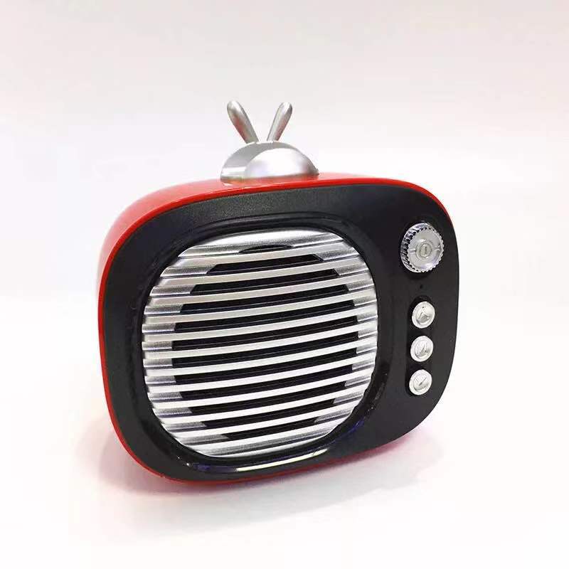 TWS: 1 + 1 Bluetooth Speaker TV Mini Speaker Draagbare Draadloze Bluetooth Bass Speaker Speaker Retro Fotolijst caixa de som tv