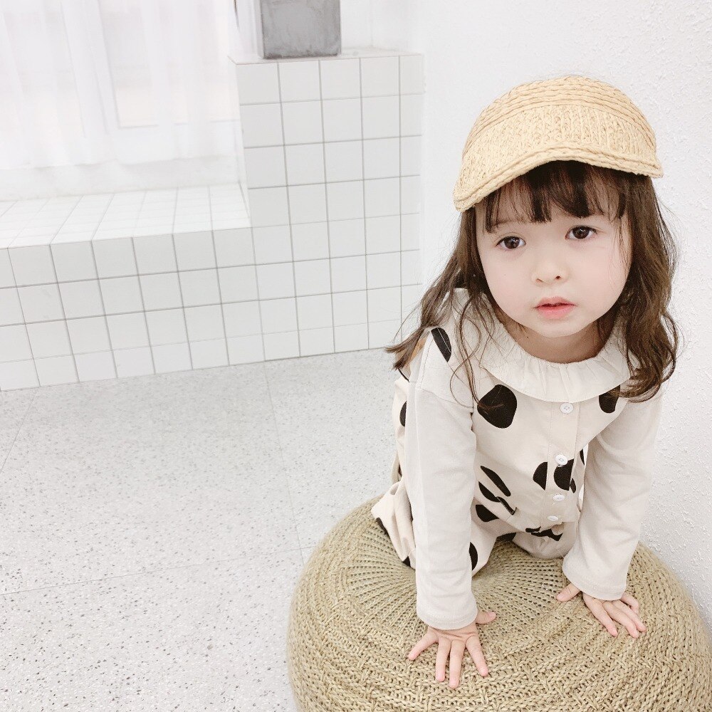 Celveroso-salopette d'été pour tout-petits | Pantalons à bretelles pour bébés filles, à pois, salopette mignonne pour enfants de 1 à 5 ans,