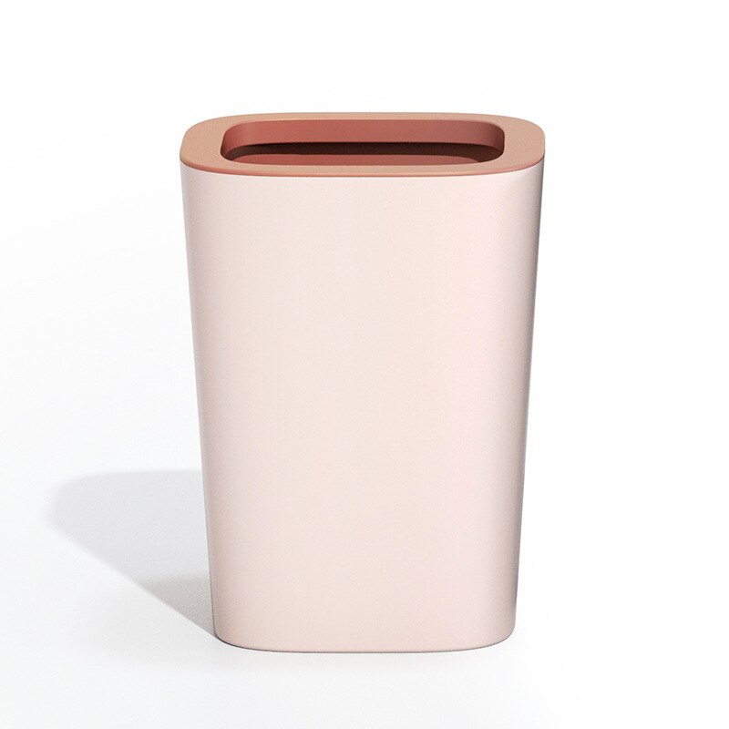 15L Nordic Plastic Vuilnisbak Garbage Dust Bin Opslag Emmer Papiermand Home Office Afvalbak Zonder Deksel Prullenbak