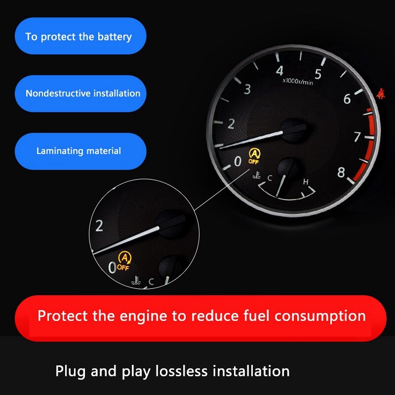 Car Start-Stop Automatic Shut-Off Device Start-Stop Treasure for Nissan Bluebird Teana Sylphy Qijun Qashqai Tiida: Default Title