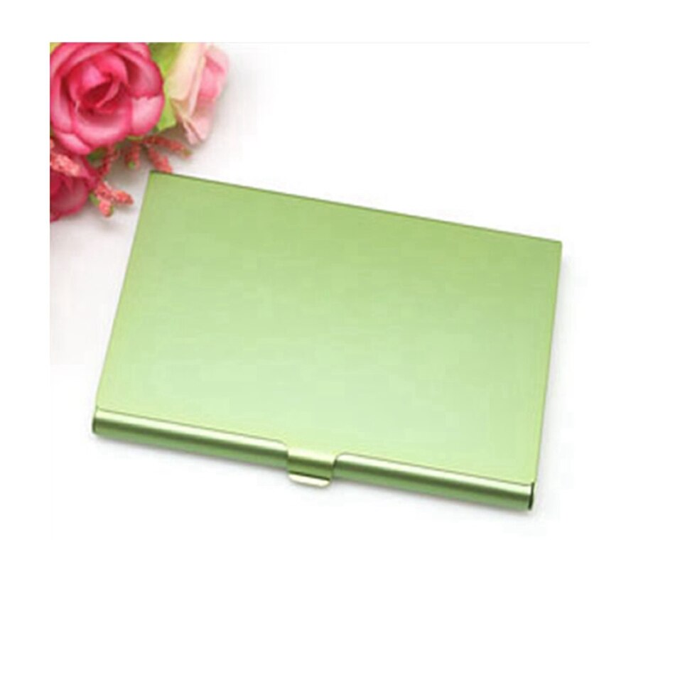 Casual Business Card Case Stainless Steel Aluminum Holder Metal Box Cover Credit Men Business Card Holder Metal Wallet: 6