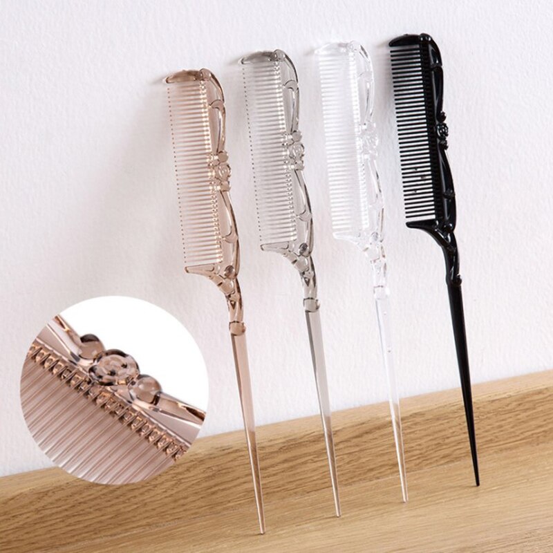 Pin Tail Hair Edge Comb Home Salon Hairdressing Styling Brush Separate Parting for Hair Styling Antistatic