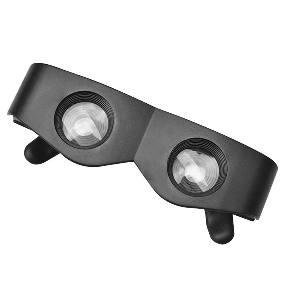 Zwart Plastic Frame Vissen Vergrootglas Bril Style Outdoor Vissen Optics Verrekijker Telescoop