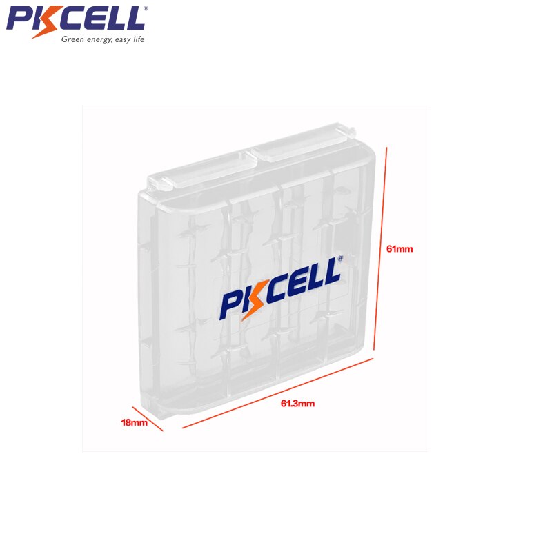 Pkcell Batterij Oplaadbare Nizn Batterijen Aaa 900mWh 4 Stuks En 4 Stuks Aa 2500mWh Met 2Pc Batterij Storage Case voor Aa Aaa Batteria