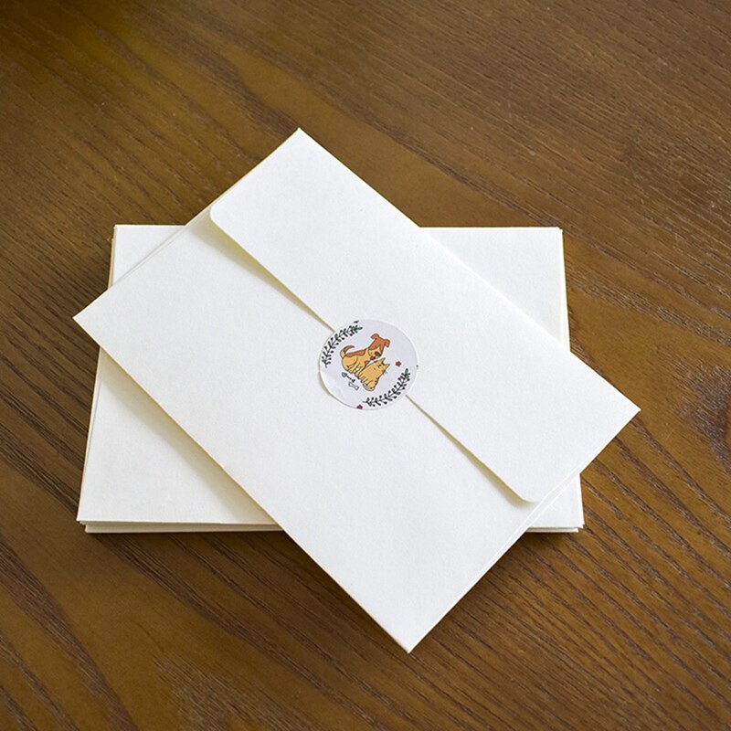 100 Envelope Seals, Envelope Seal Stickers, Included 12Pcs/Each 1.3 Inch Round Sealing Sticker for Invitation Card