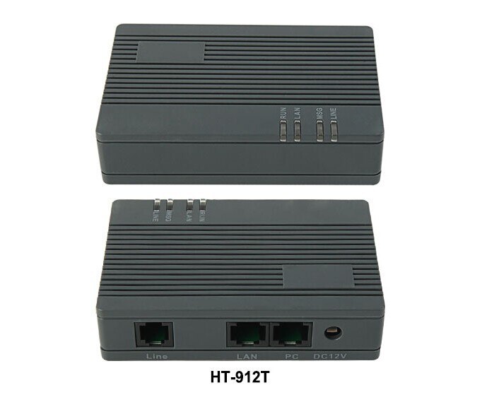 Fxs HT-912T Fxs 01-Poort Voip Fxs Gateway