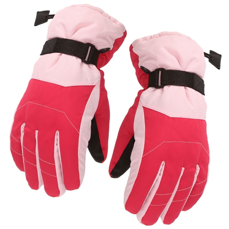 Kids Child Winter Thicken Warm Mountain Snowboard Ski Gloves Windproof Mittens: 4-M