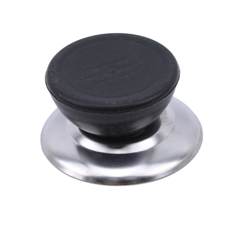 Universele Pan Pot Handgreep Deksel Knop Cap Schroef Handvat Zwart Keuken Pot Deksel Vervanging Cover Knop Handgreep: Default Title
