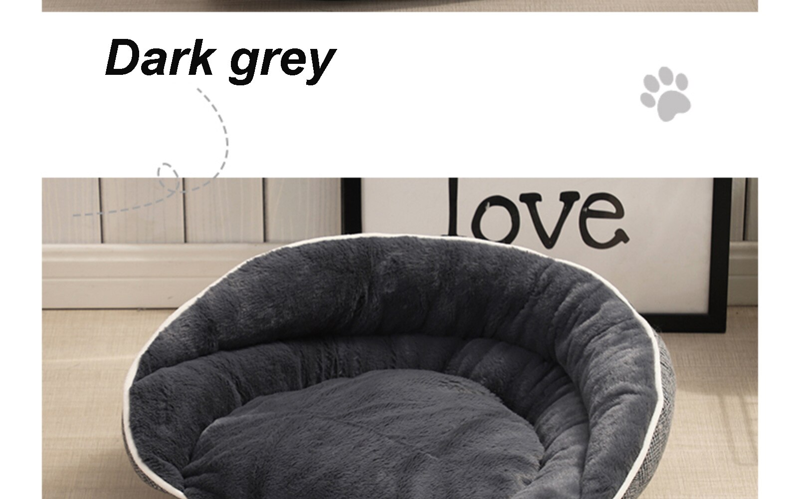 Huisdier Kat Pluche Slaapbank Gezellige Fleece Hond Huis Verwijderbare Waterdichte Mand Mat Zachte Kennel Warme Fluwelen Nest Kussen Slapen tas